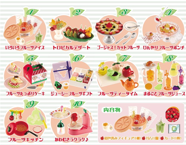 Re-Ment Many Fruits (detail)